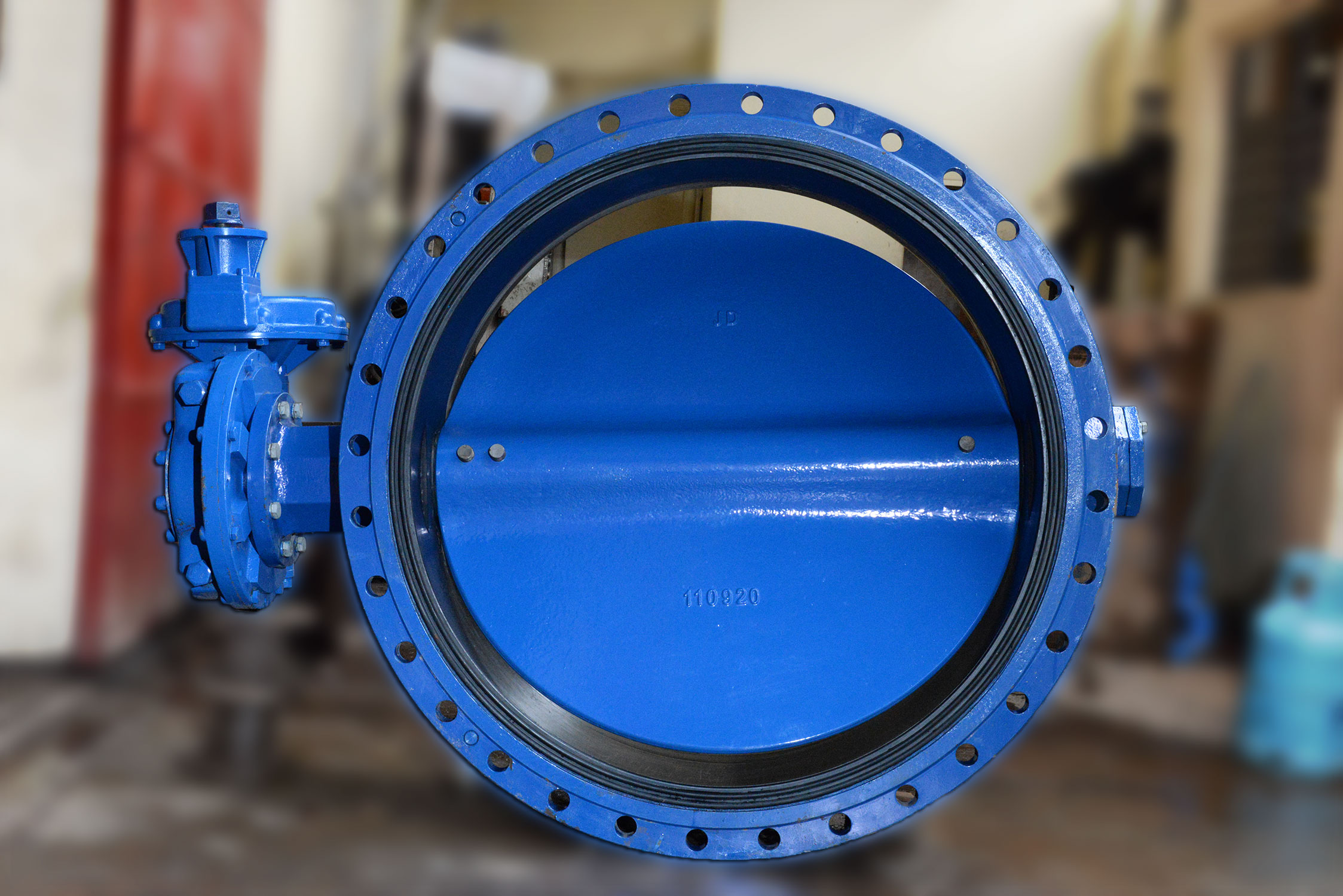 Dn1600 pn16 Electric Butterfly Valve